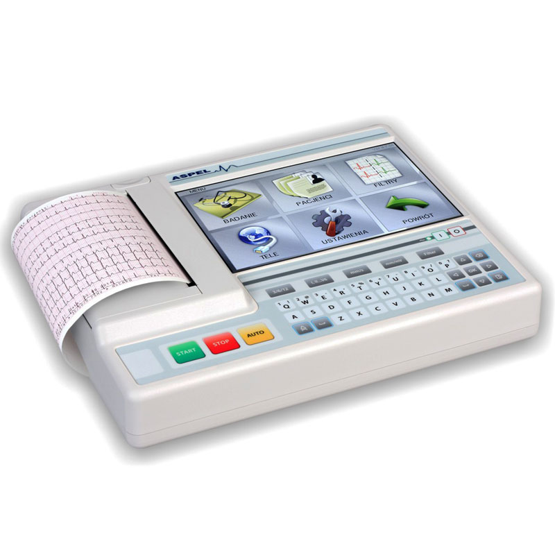 aparat ekg aspel ascard grey