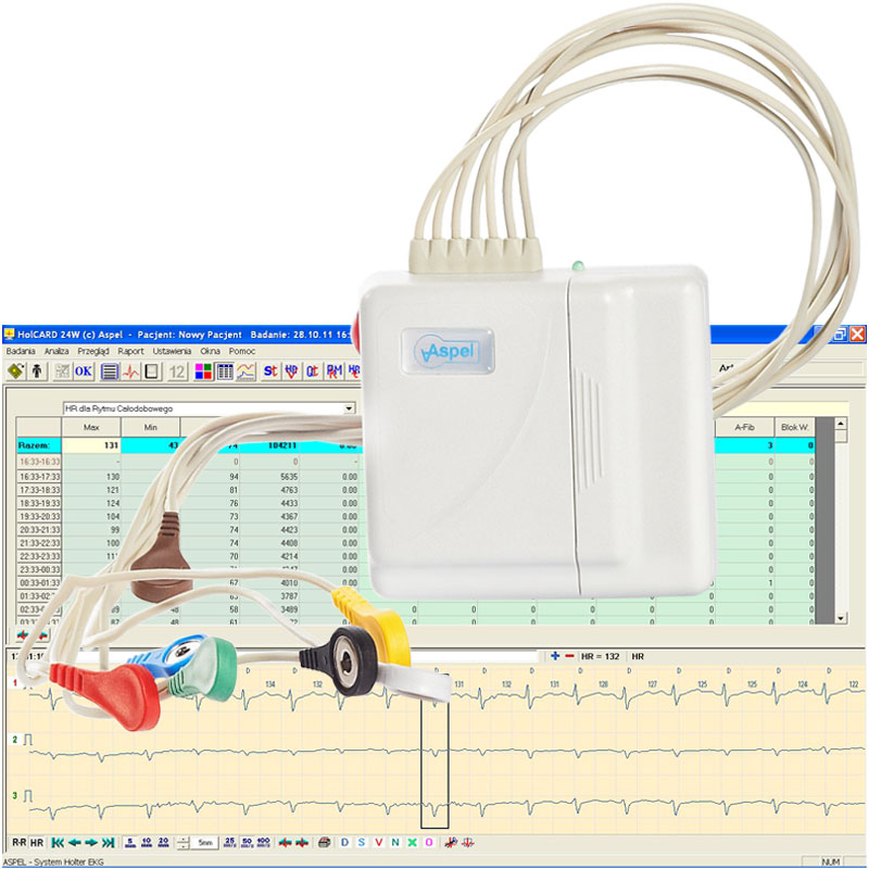holter ekg aspect A703 holcard 24W alfa system A703