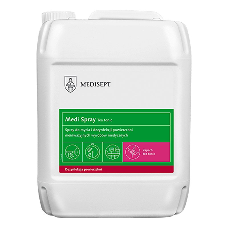 dezynfekcja,dezynfekcyjny,preparat alkoholowy,dezynfekcji,medi spray,tea tonic,5l,5 l,