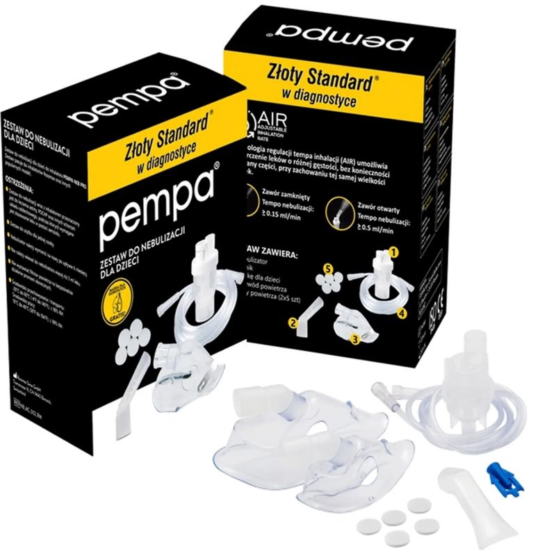 zestaw do inhalacji,zestaw uzupełniający pempa neb200,akcesoria do inhalacji neb200 pempa