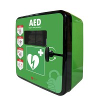 kapsuła na defibrylator, szafka zewnętrzna na defibrylator, kapsuła na aed z podświetleniem