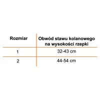 tabelka rozmiarowa,tabelka do stabilizatora o-1201