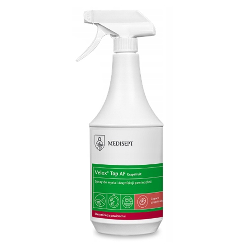 dezynfekcja,dezynfekcyjny,spray do mycia,velox top af,grejpfrut,1l,1 l,