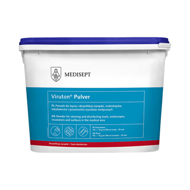 dezynfekcja,dezynfekcyjny,viruton pulver,proszek do dezynfekcji,endoskopów,inkubatorów,5 kg,Viruton® Pulver,5kg